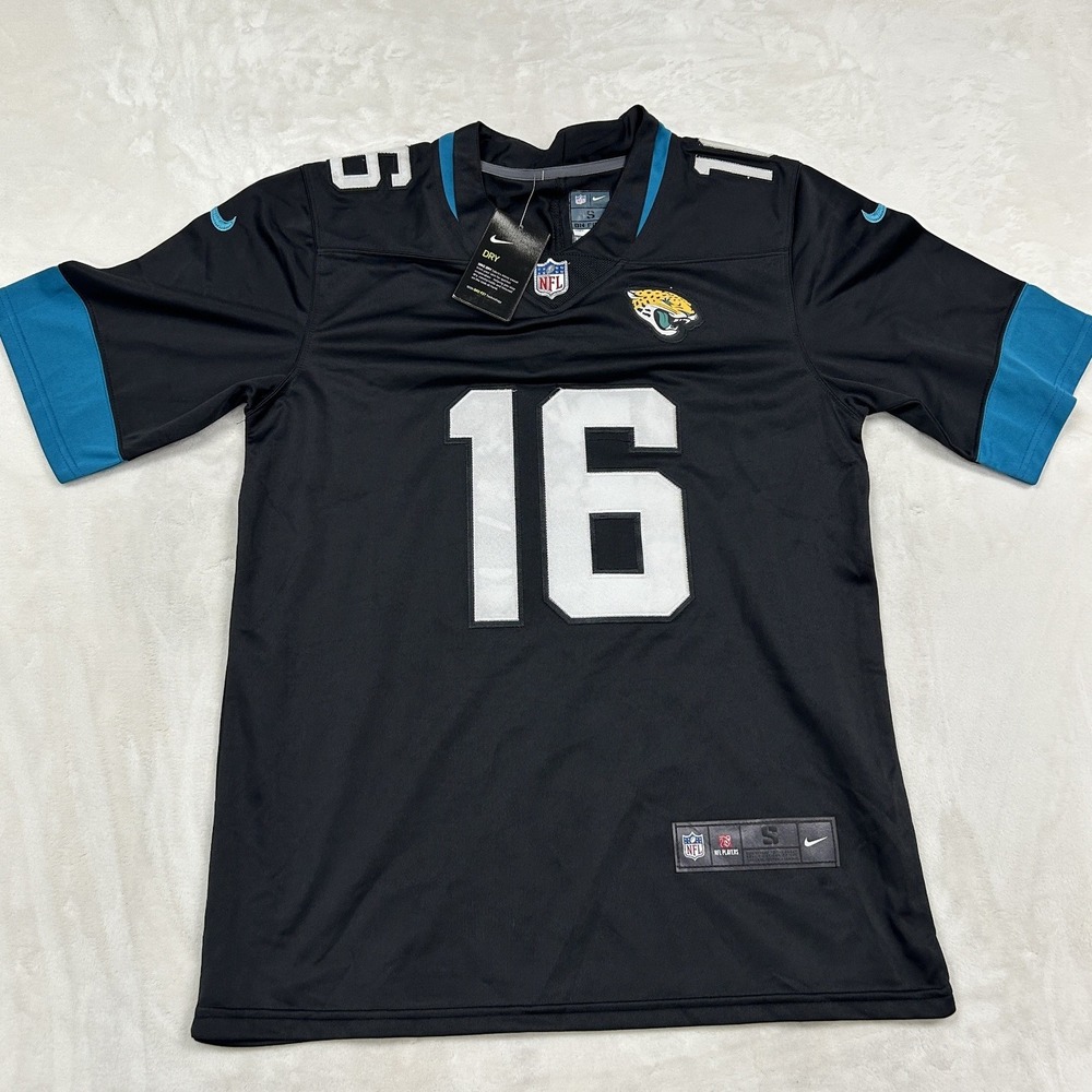 Nike Jersey Mens Small Black Trevor Lawrence Jacksonville Jaguars 16 NFL NEW